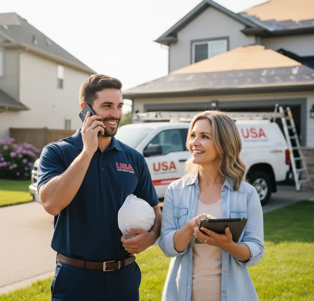 USA Roof Repair Experts customer support in Tripoli